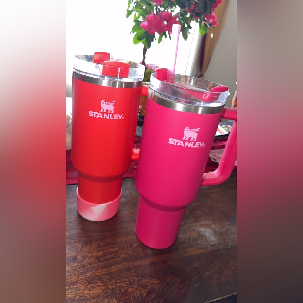 Stanley Bold Red and Pink Travel Mugs